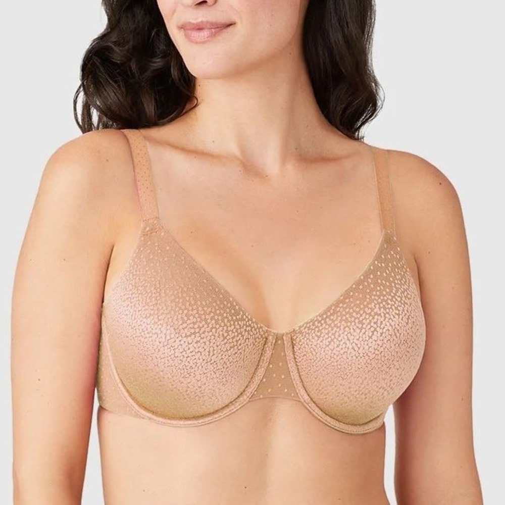 Wacoal Bra Back Appeal Underwire Beige Tan Praline Full Coverage 42DD 42E